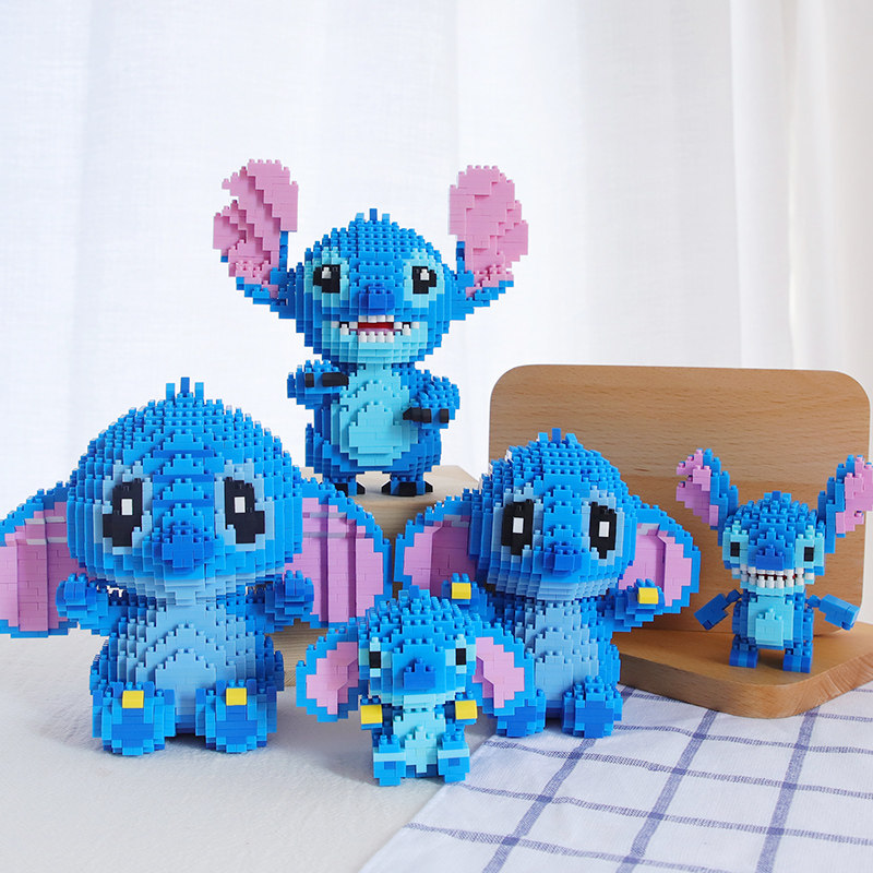 史迪仔创意高难度解压微型积木