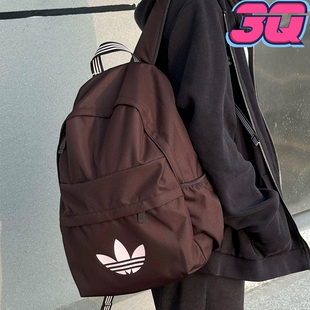Adidas originals三叶草大容量百搭双肩背包轻便学生书包KD7810