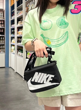 耐克Nike单肩包男女包新款休闲运动盒式斜挎包拎包收纳小包FN3059