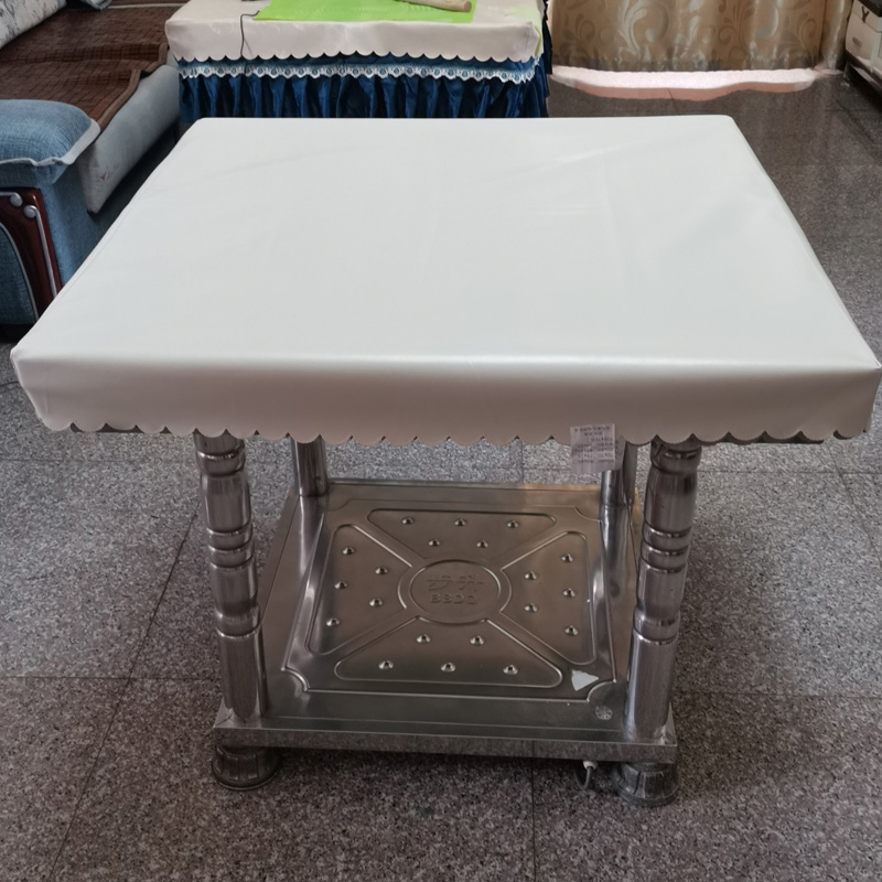 纯色正方形防水防油免洗桌面台布