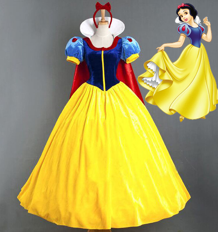 儿童白雪公主裙迪士尼snow white万圣节cosplay派对聚会舞台演出