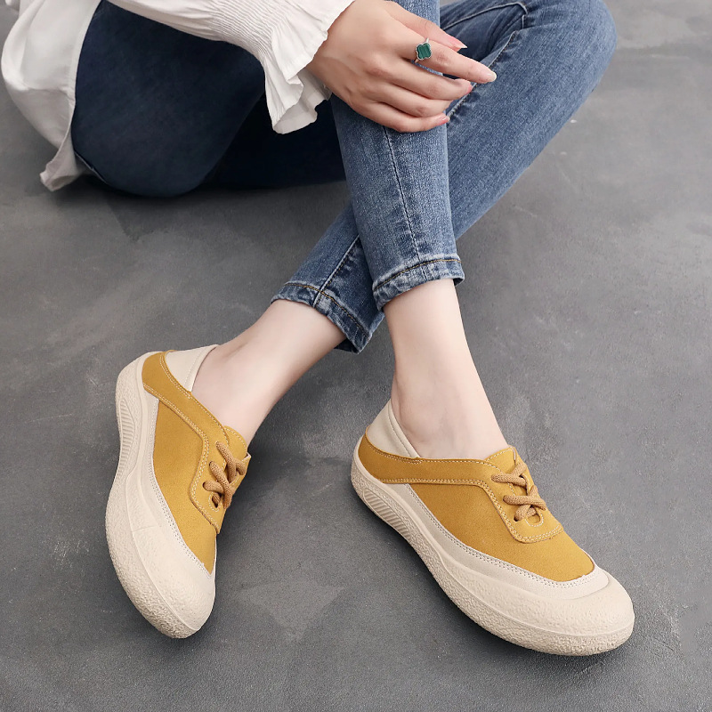 复古时尚百搭大头帆布鞋