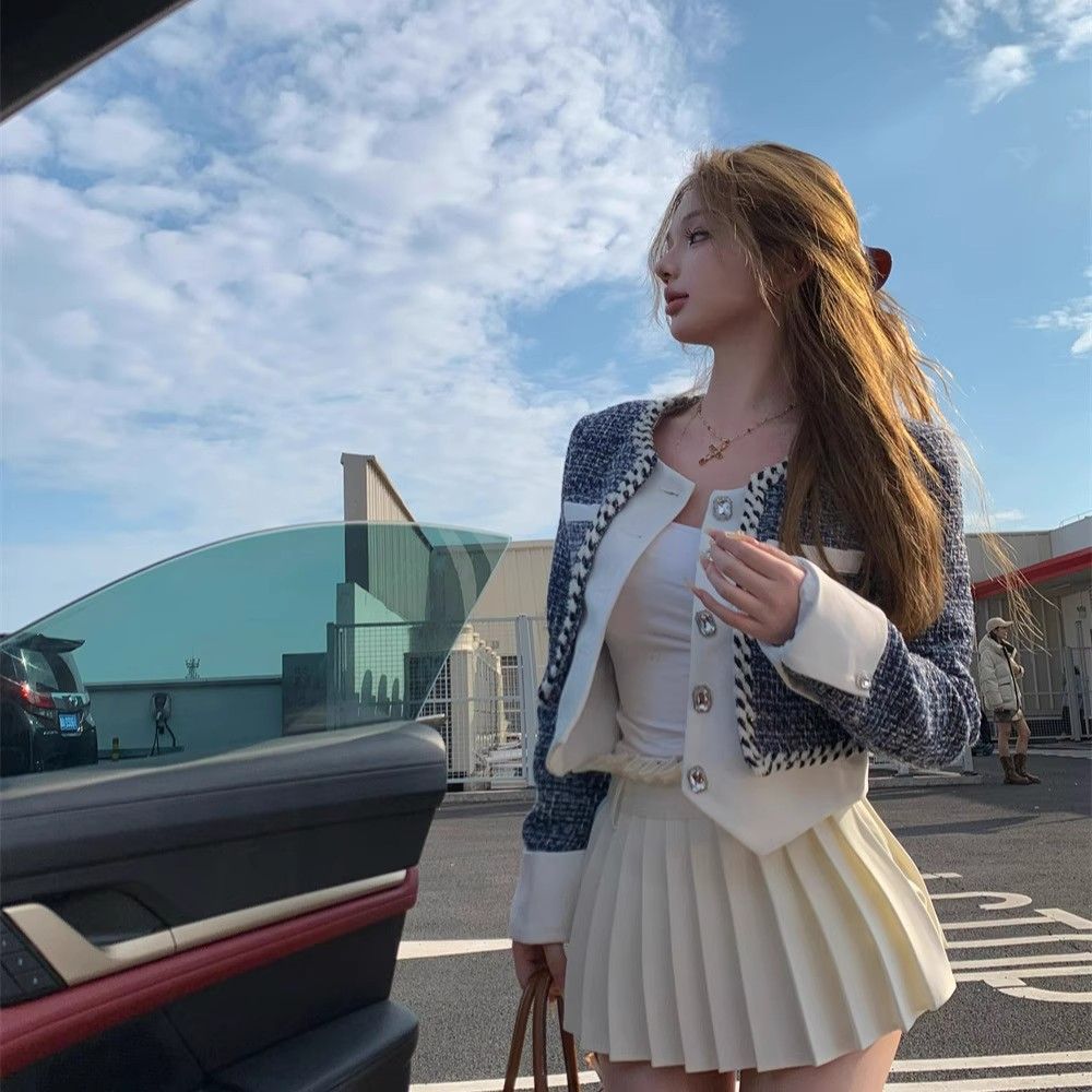 富家千金小香风外套女秋