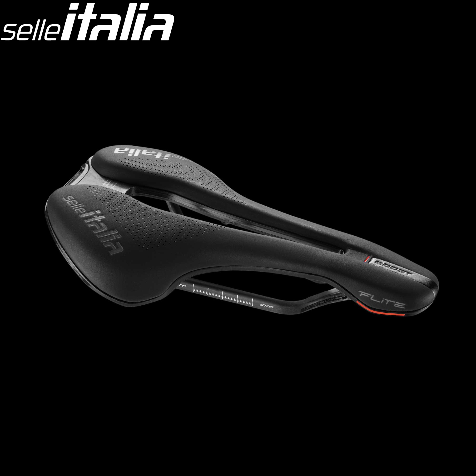 SelleItalia短鼻中空公路车坐垫