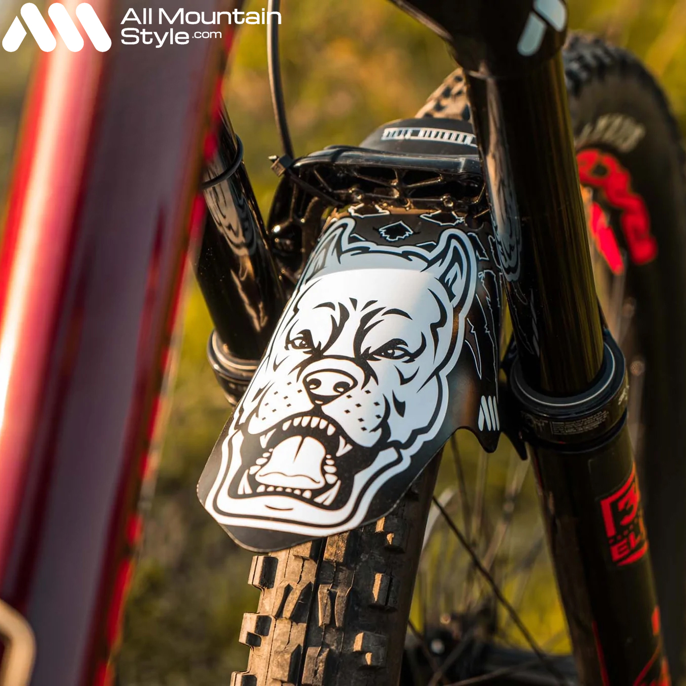 AMS山地车挡泥板前叉泥除