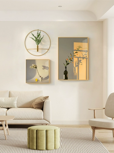 Современная простая декоративная живопись творческая столовая фон стена светлый роскошный висящий высокий уровень сенсорной комнаты роспись