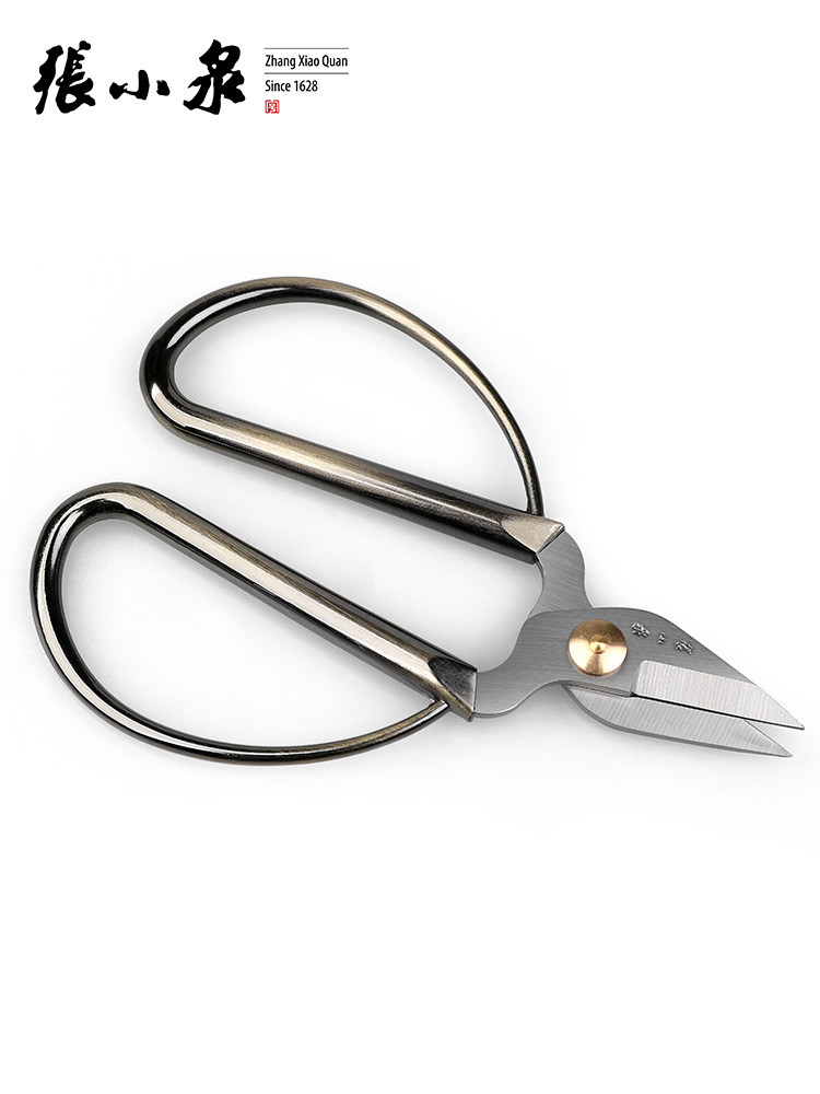 张小泉指甲剪刀家用小剪刀不锈钢小号修厚硬脚趾甲尖头剪纸线头剪