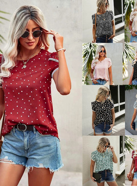 summer clothes women T shirt casual lady tops夏季女式休闲T恤