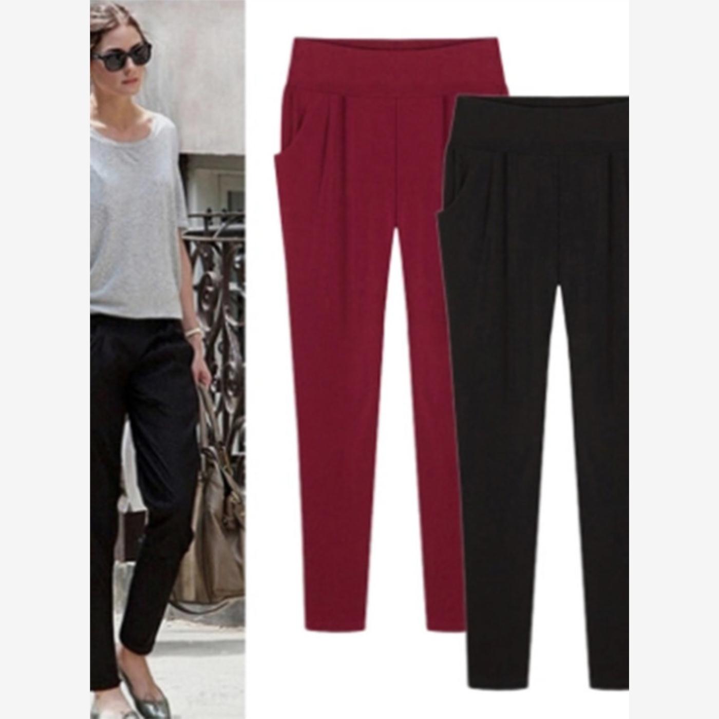 Women big plus size 6XL casual pants trousers 大码宽松小脚裤
