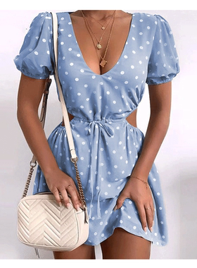 2022 sexy clothes woman summer short dress fit ladies wear