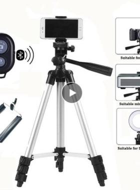 Mobile Smart Phone Camera Tripod Stand Holder Clip Remote