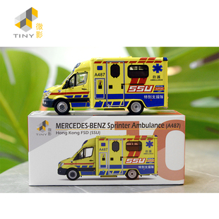 158平治 Sprinter A487 城市 SSU FSD10 消防處救護車 Tiny