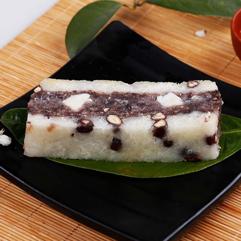 苏州特产黄富兴糕团赤豆糕咸猪油糕椒盐松糕传统手工年糕苏式早点