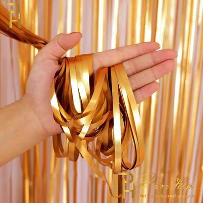 Top Matte Birthday Party Decoration Backdrop Foil Tassel Fri