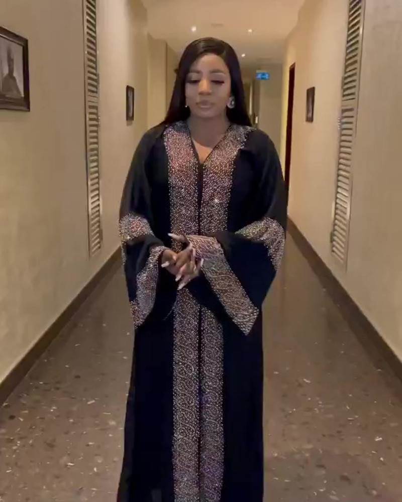 2022非洲民族风中东穆斯林烫钻长袍Africa Fashion Diamond Robes