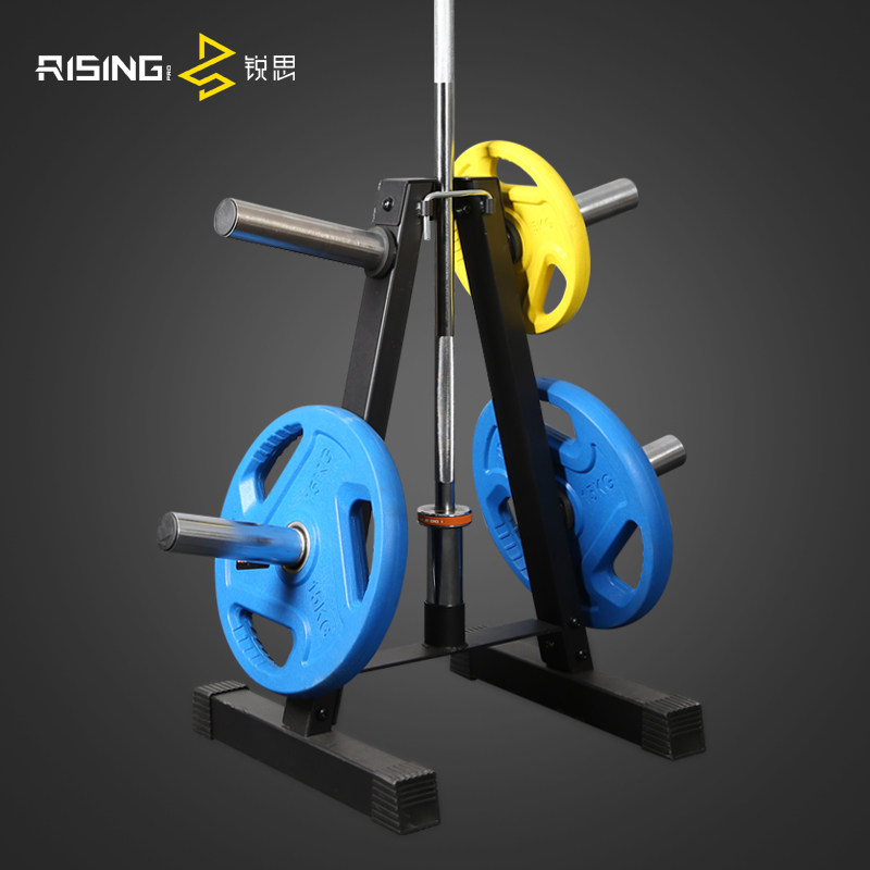 杠铃片架家用杠铃架托大孔放置架奥杆收纳P储存架多功能储存架