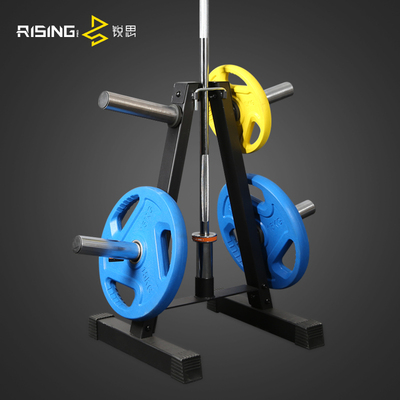 杠铃片架家用g杠铃架托大孔放置架奥杆收纳储存架多功能储存架