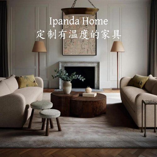 中古风实木树瘤圆茶几法式复古高级感客厅家用设计师款圆形茶桌