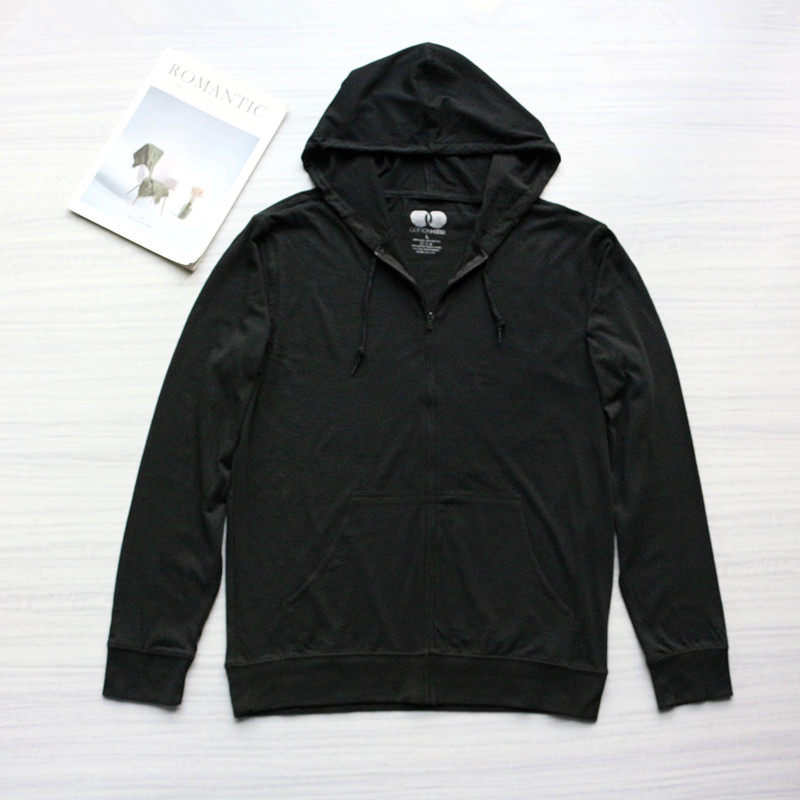 外贸大码男薄款棉质外套防晒衣