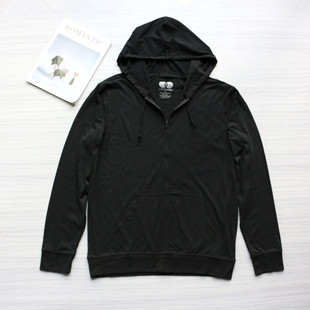 防晒衣春夏加大码 棉汗布运动上衣宽松长袖 外套拉链开衫 外贸男薄款