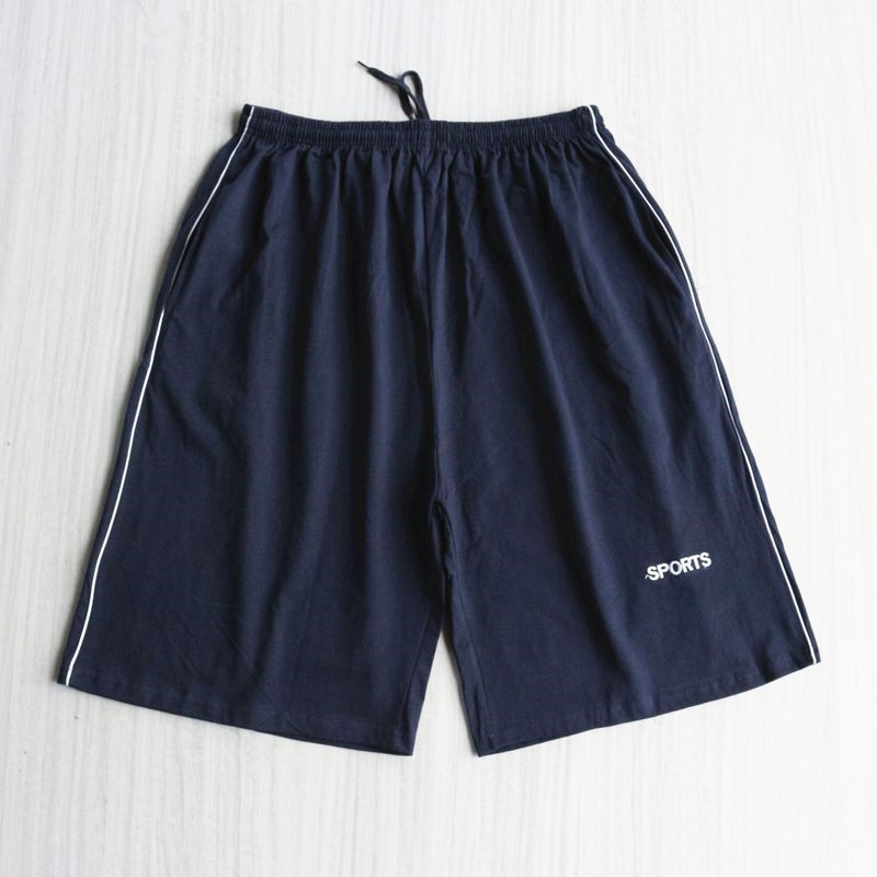 男纯棉7分裤运动休闲短裤加大码