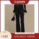PIT黑色微喇牛仔裤 子 百搭显瘦显高裤 女2025冬季 新款