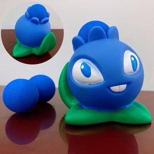 植物大战僵尸软胶电击蓝莓胡萝卜寒冰豌豆炮男女孩儿童全套礼物