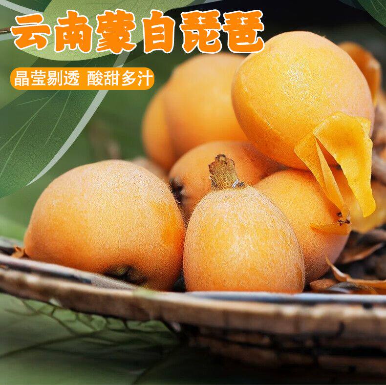 云南蒙自枇杷果新鲜现货当季止咳化痰水果大果带箱鲜果