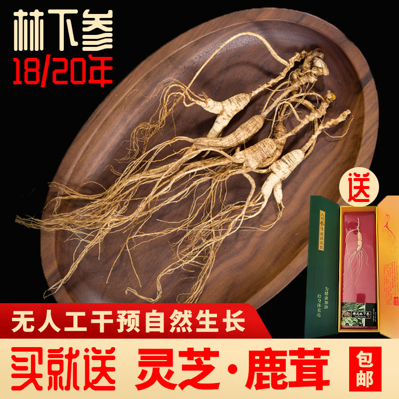 18-20年野山参林下参东北长白山生晒参干人参礼盒装残参人参泡酒|msdalam kategori makanan berkhasiat tradisional, ginseng tonik, ginseng liar - dari Buy2taobao.com untuk memberikan perkhidmatan ejen Taobao profesional membeli