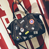Short Travelling bag portable Diagonal The single shoulder bag waterproof capacity Gym bag originality badge Korean Edition Travel bag