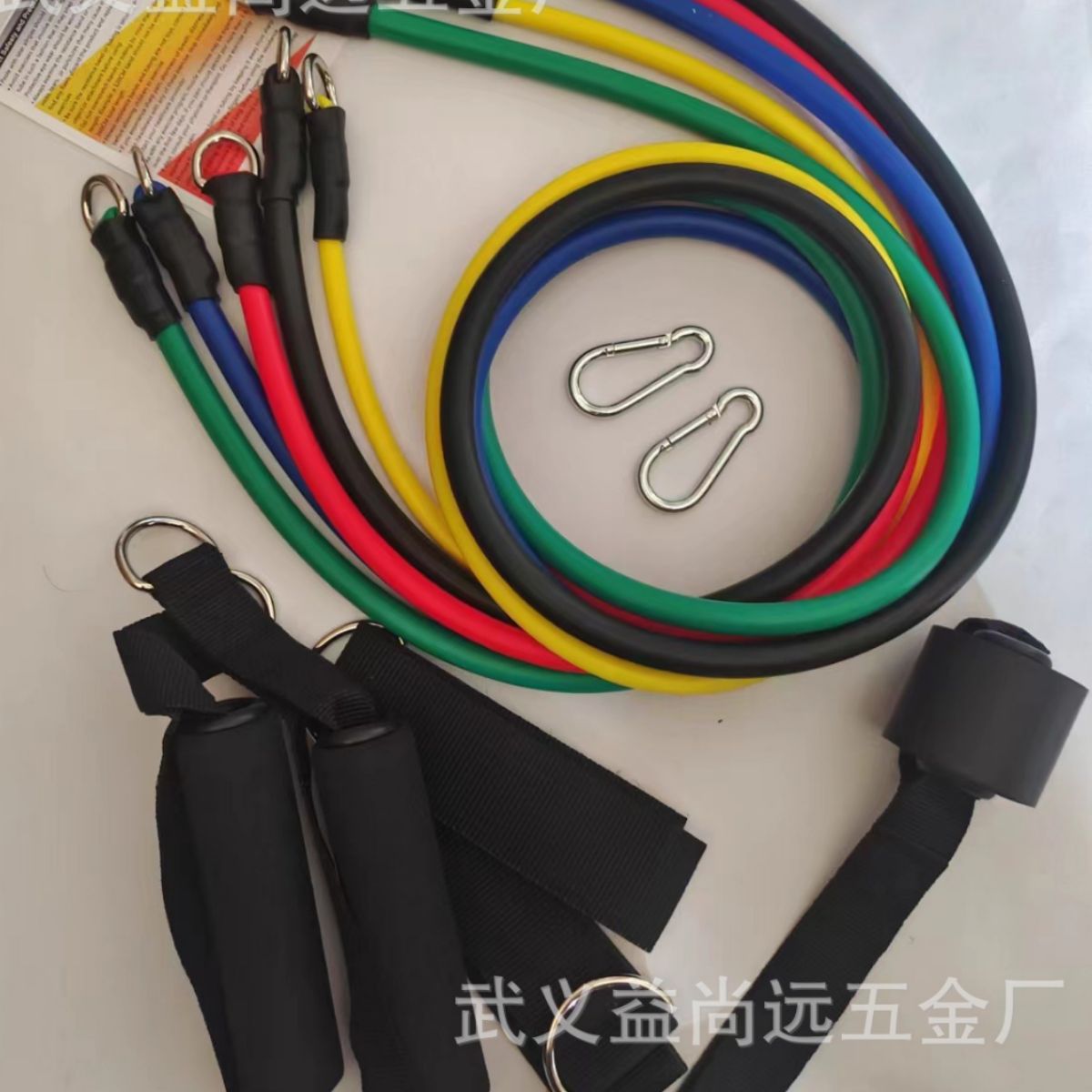 D扣款登山扣11件套拉力绳