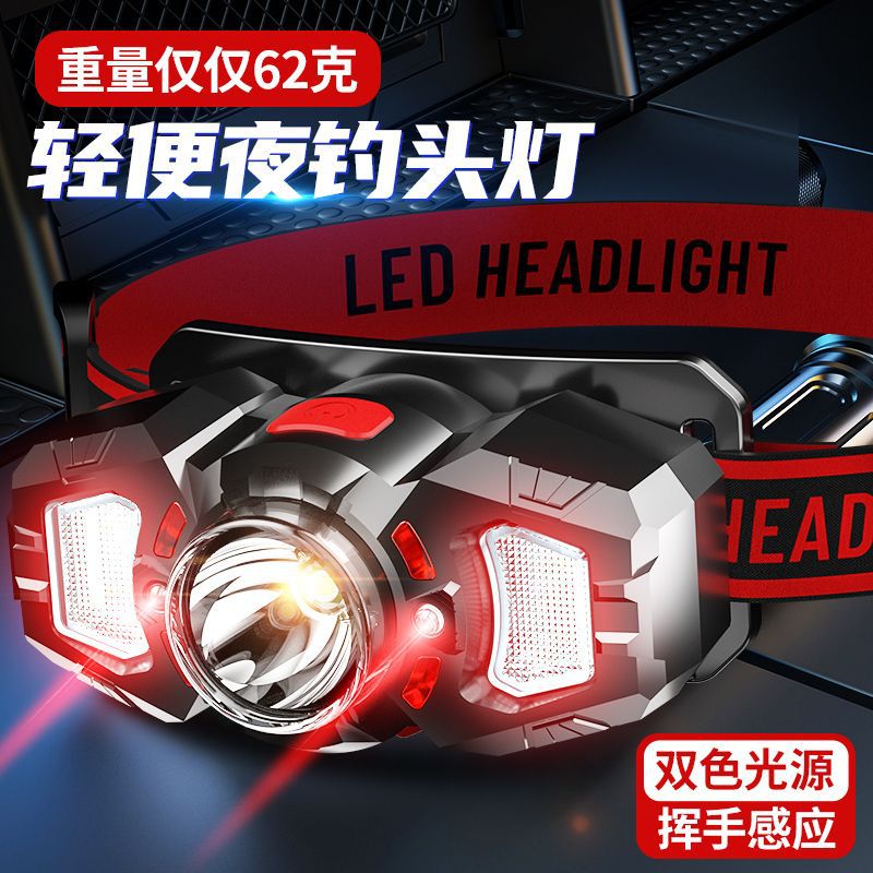 LED头灯超亮可充电头戴式