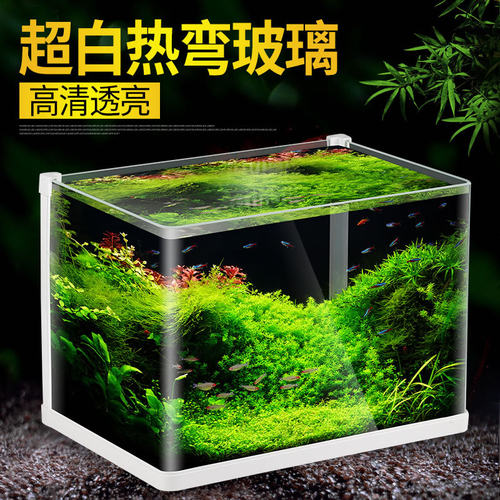 桌面热弯超白玻璃鱼缸生