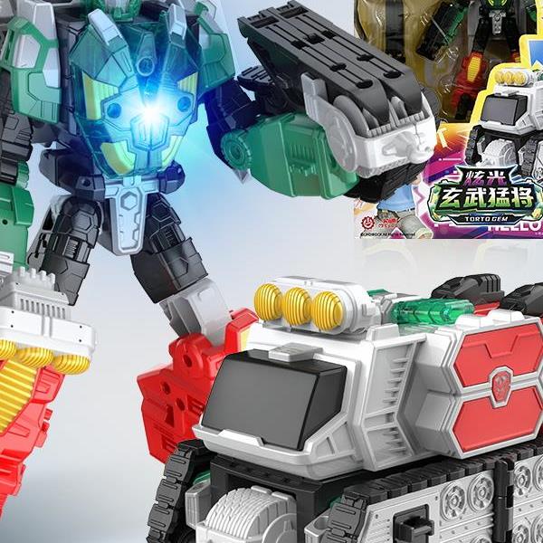 正版咖宝车神之晶兽战队玩具召唤手表小咖变身器五合体暴风巨人