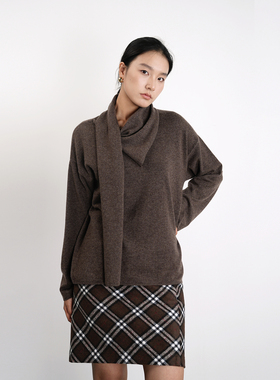 joc同款 康赛妮100山羊绒围巾圆领 XTJH线头计划