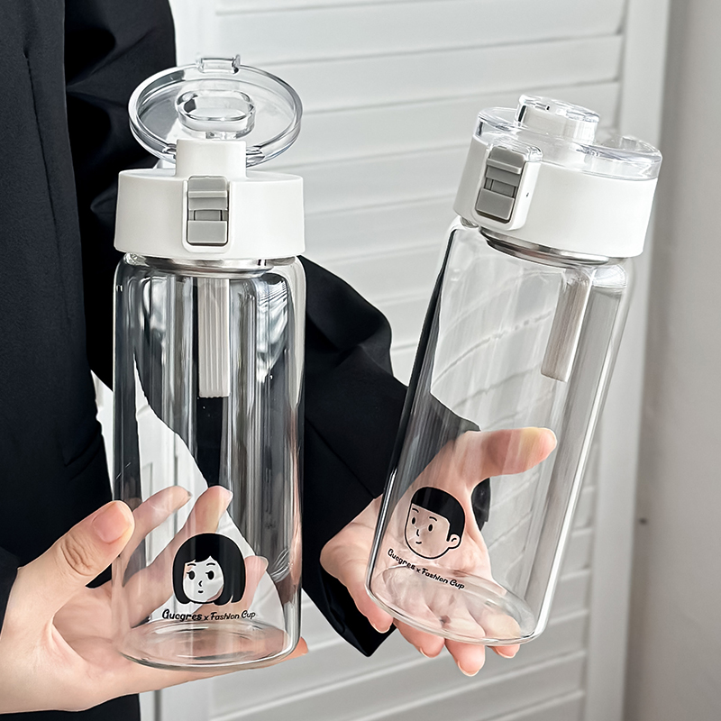 茶迷高硼硅户外室内清新玻璃杯