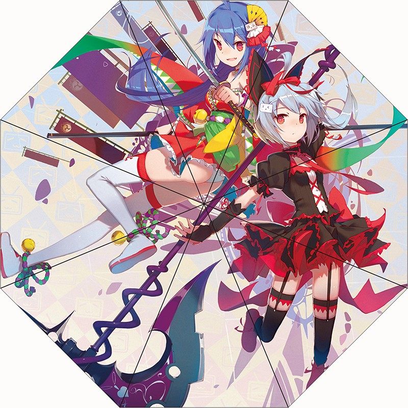 2233娘动漫雨伞bilibili哔哩哔哩B站动漫周边二次元送礼物折叠伞|ruв категории начало ежедневно, зонтик/дождь/дождь/водостойкость, зонтик - от Buy2taobao.com для оказания профессиональной услуги покупки агента Taobao