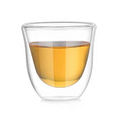 双层迷你透明耐热玻璃杯子