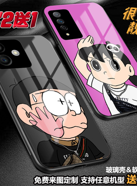 大雄静香情侣哆啦A梦手机壳适用华为mate50pro4030201nova10 987654p60p50p40p30荣耀play65magic5畅享50麦芒