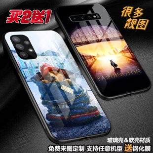 帕丁顿熊可爱手机壳适用三星s23a22a53a54note20ua71a13玻璃a42a32a74a9a52s22fenote10j7a23a12a13定制m53