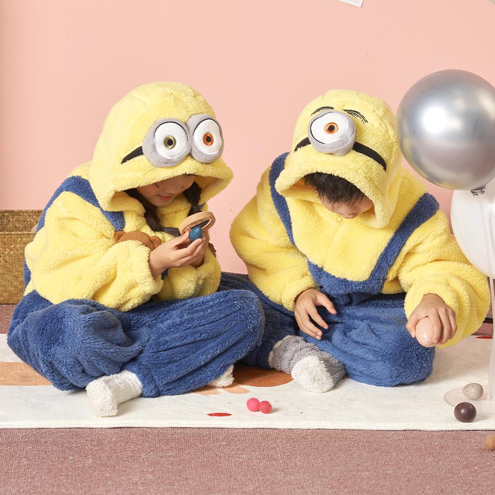 2024新款儿童珊瑚绒家居服套装