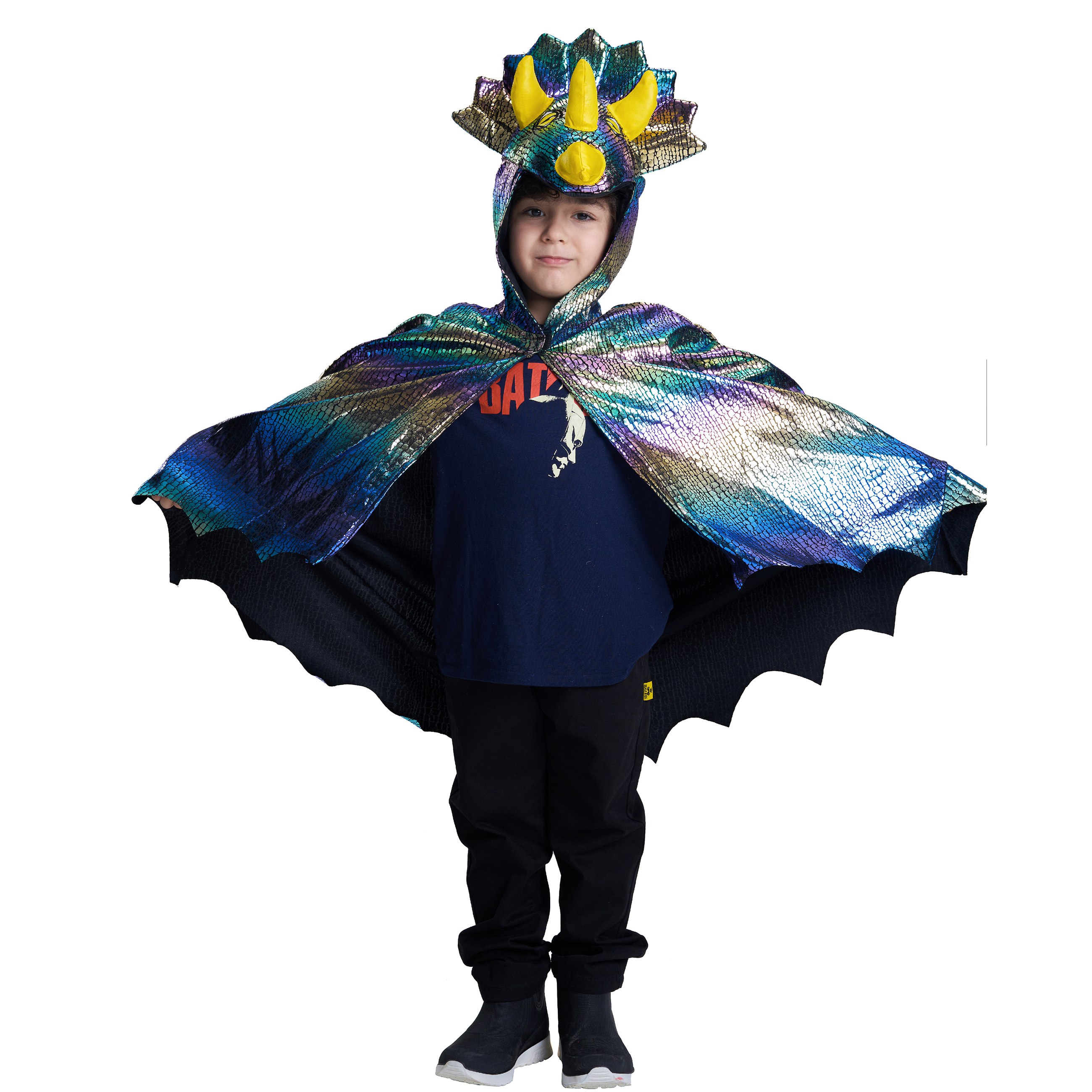 伊佳林万圣搞怪恐龙披风男生派对服饰立体造型斗篷可爱动物造型