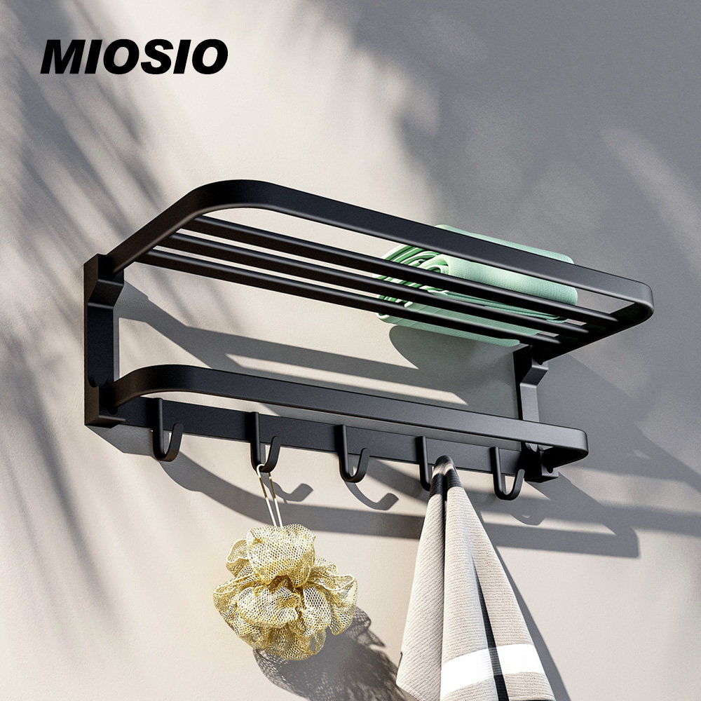 MIOSIO太空铝毛巾架浴室