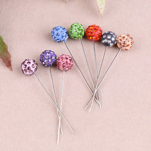 Resin diamond women's headscarf pin Silk scarf needle buckle