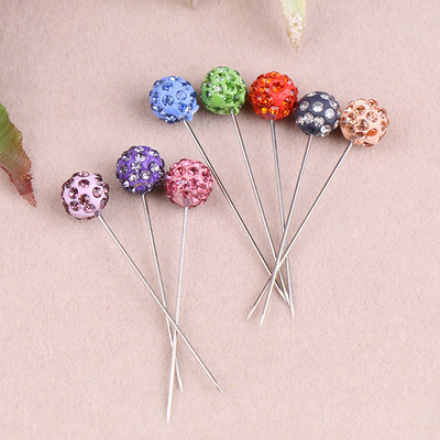 女式头树脂钻巾别针丝巾针