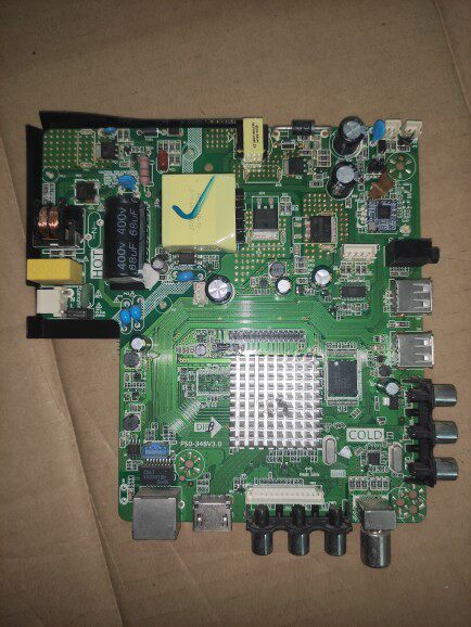 鼎科智能网络WiFi电视机主板P50-348V3.0电压54V范围电流480ma