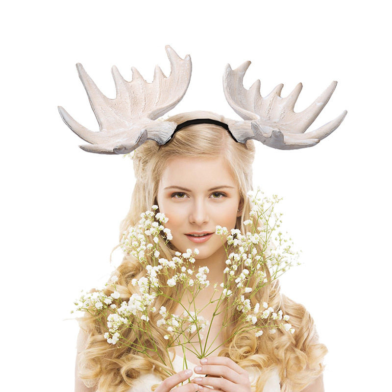 props headdress christmas antler headband头饰圣诞节鹿角头箍