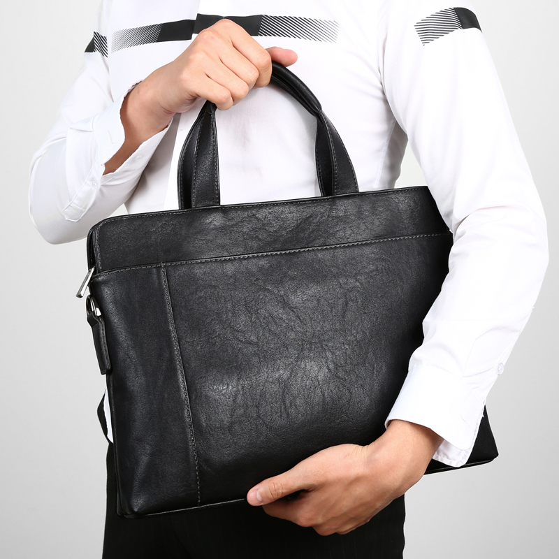 帅桐袋鼠男包单肩包新款防水公文包大容量外出便携包休闲斜挎背包