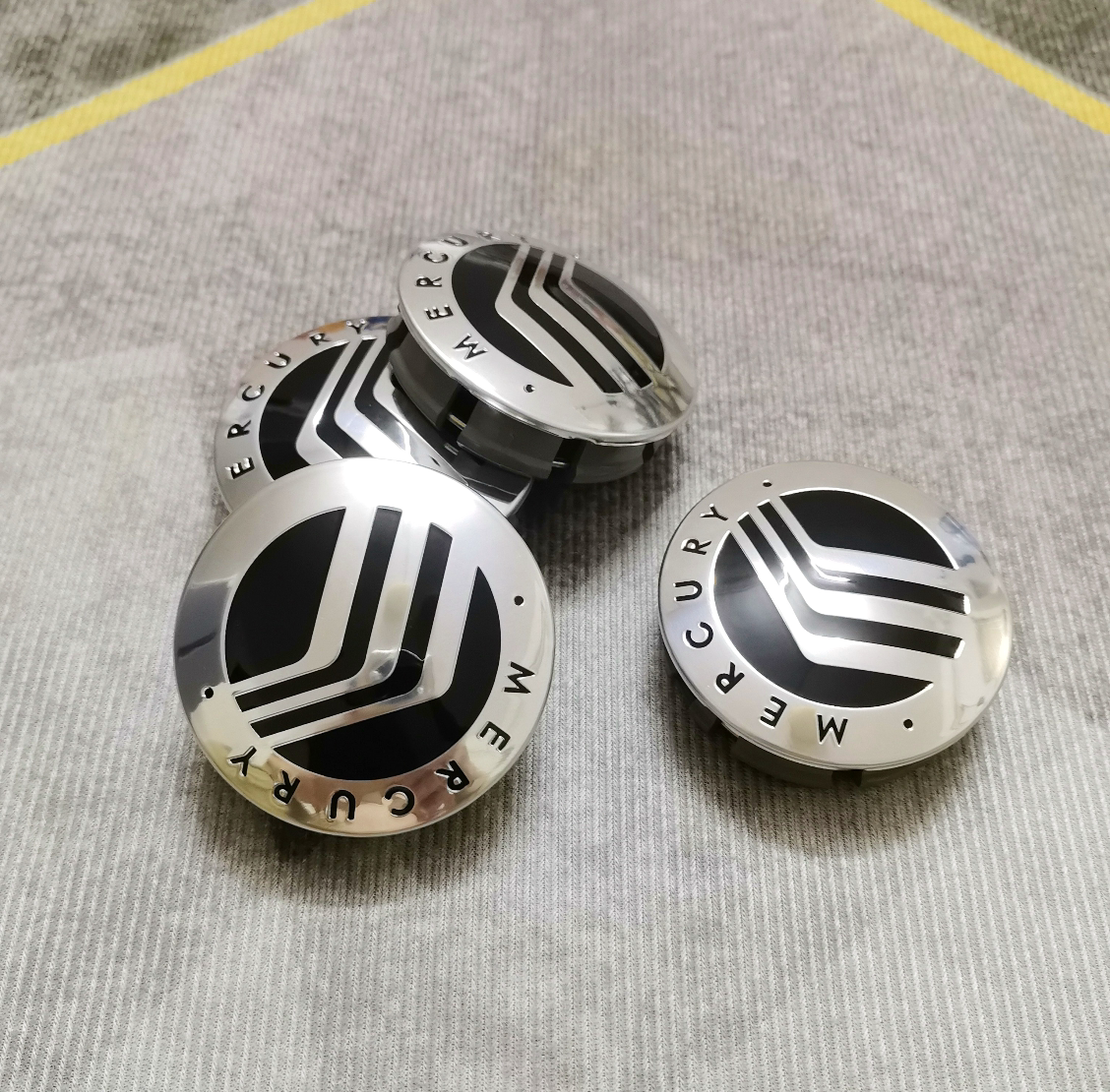 福特进口锐界探险者水星标轮毂盖车标 3.5高配钢圈轮胎中心标志盖