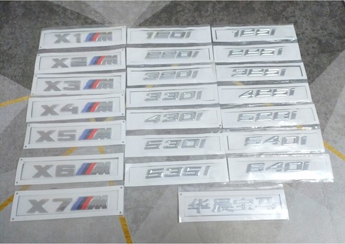 宝马车标5系520 525 530Li540 535Li字标尾标后标数字标M标侧车贴